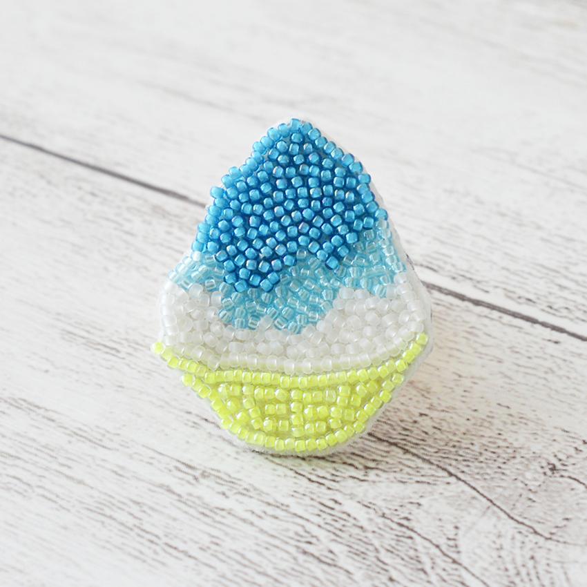 Harapeko BROOCH かき氷 ブルーハワイ HCA20//9 | はらぺこブローチ