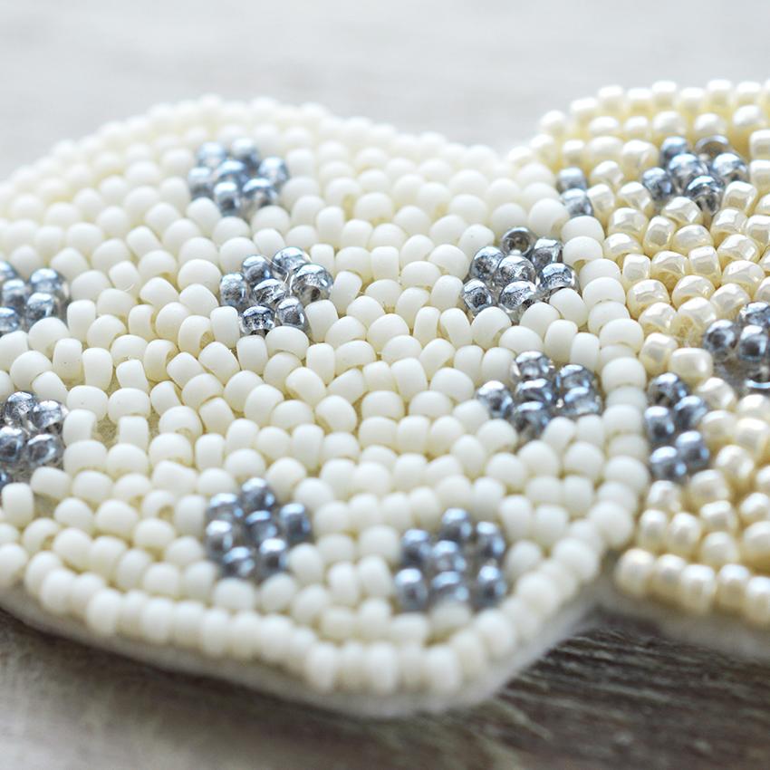 Harapeko BROOCH 豆大福 HCA20//11 | はらぺこブローチキット ビーズ