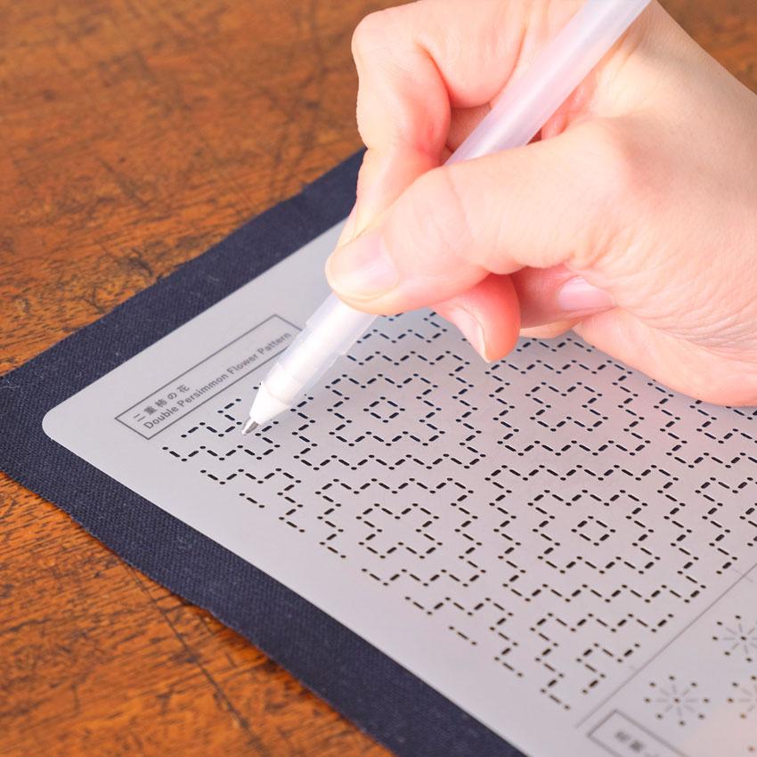 刺し子テンプレート Sashiko Tenplate | 花刺し 銭形刺し 十字刺し
