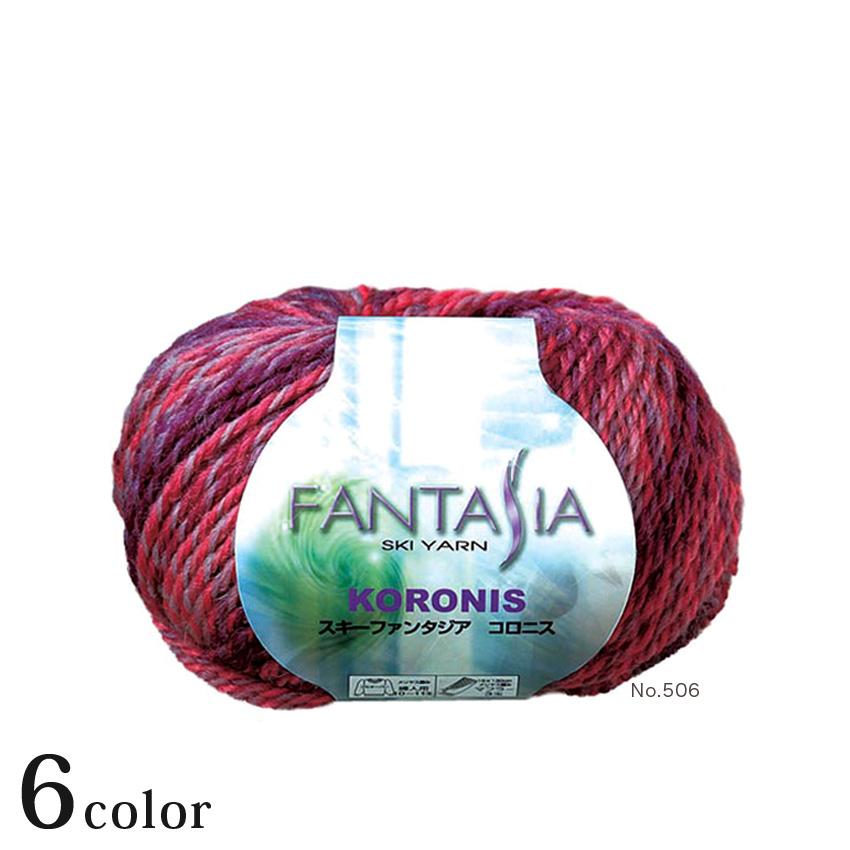 スキー ファンタジア コロニス｜あみもの 毛糸 元廣 段染め 並太