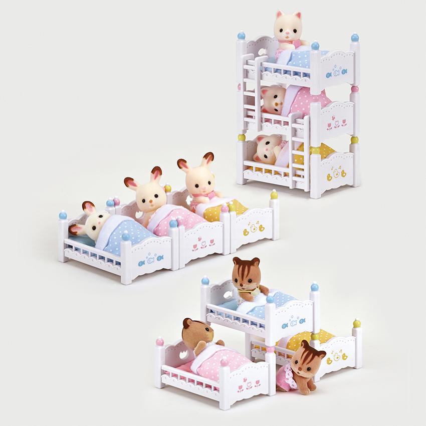 Sylvanian Families シルバニアファミリー 赤ちゃん三段ベッド : 手芸