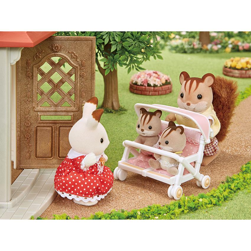 Sylvanian Families シルバニアファミリー ふたり乗りベビーカー