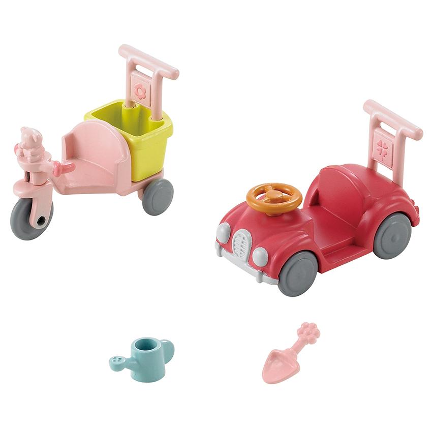 Sylvanian Families シルバニアファミリー 三輪車・くるまセット 