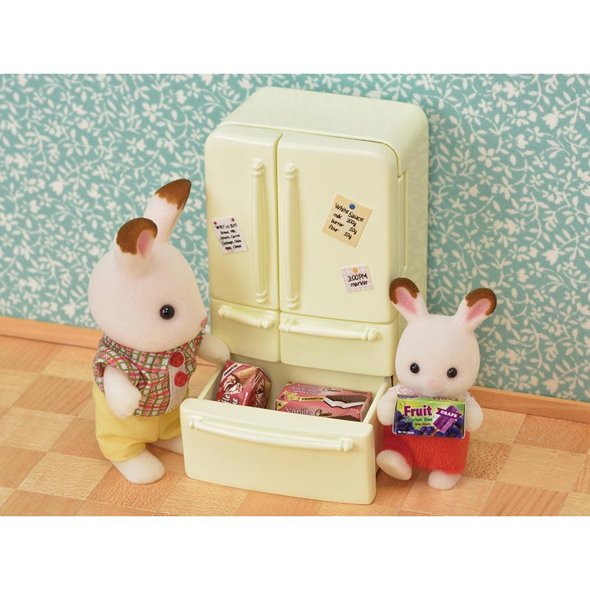 ファミリー　冷蔵庫　５ドア Sylvanian Families シルバニアファミリー 冷蔵庫セット(5ドア) : 手芸