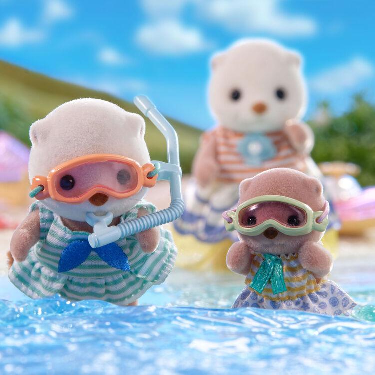 シルバニア　海あそび小物 ラッコのきょうだい -海あそびセット- | シルバニアファミリー公式サイト