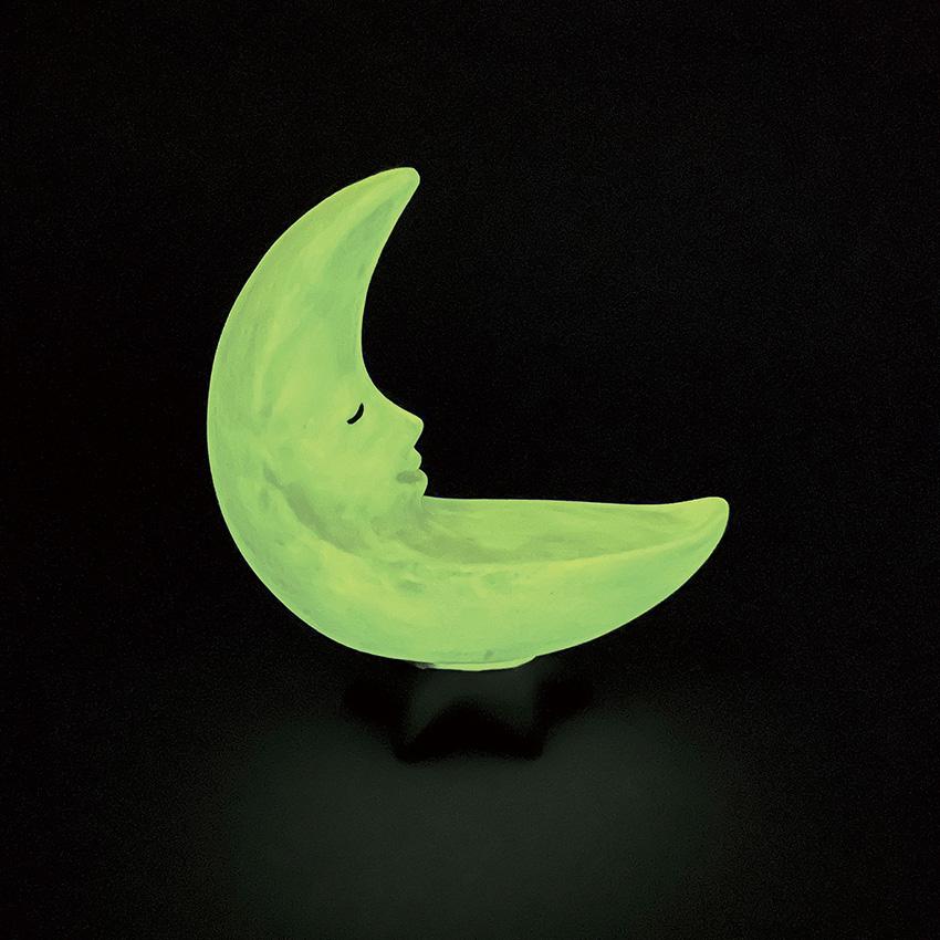 DECOLE コンコンブル ハロウィン 光る三日月チェア | 小物 置物 飾り