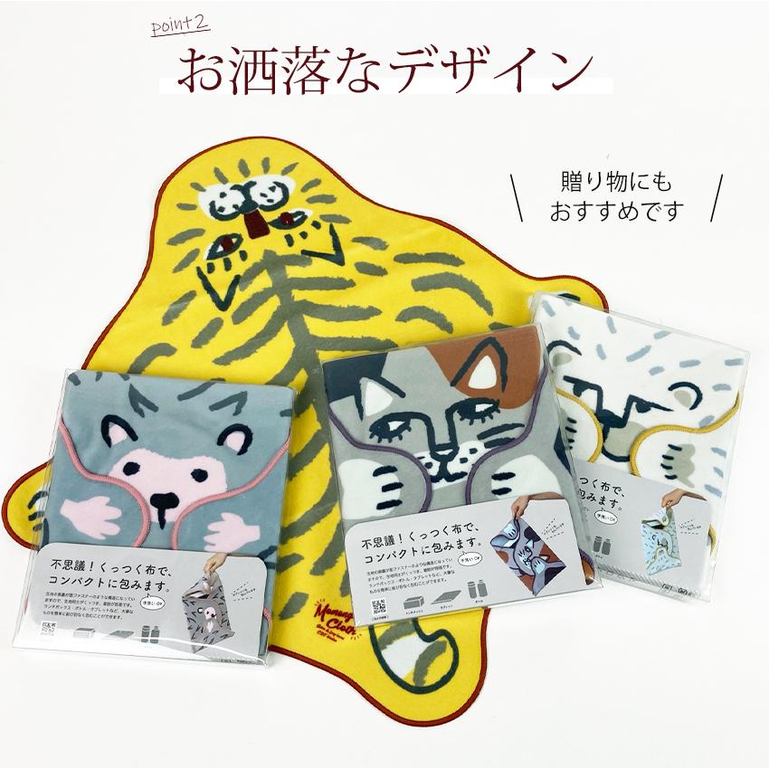 BISQUE モモンガ くっつきクロス 完成品 |ランチポーチ 巾着袋