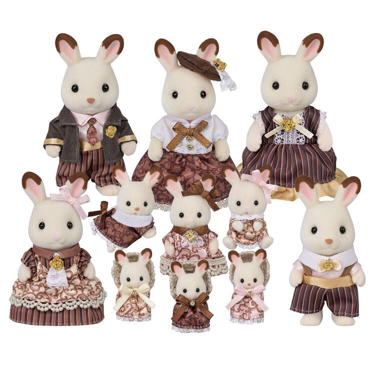 BANDAI　ちょこちょこかぞく　未使用品10種まとめ売り　シルバニア Sylvanian Families シルバニアファミリー ショコラウサギファミリー