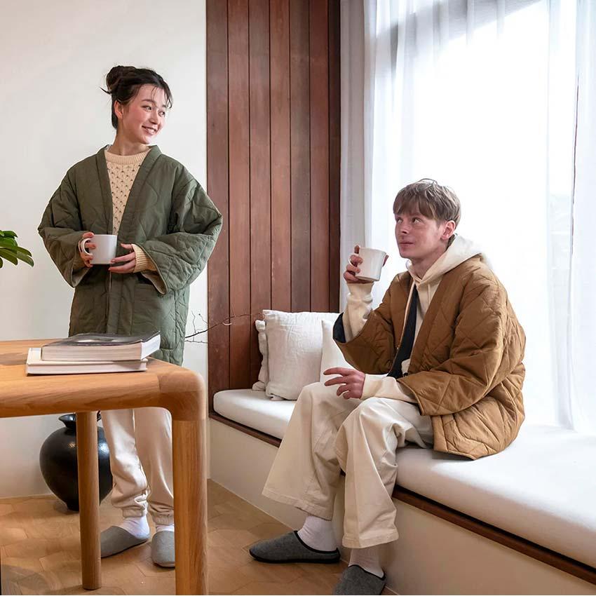 DAN-TEN コンフリーL 完成品 | 半纏 はんてん ダンテン 上着 アウター