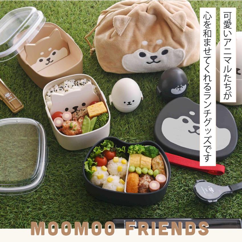 ムームーフレンズ フェイス巾着 完成品 | ランチバッグ お弁当入れ お