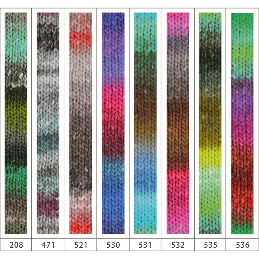 野呂英作 シルクガーデン｜毛糸 NORO あみもの 並太 段染め