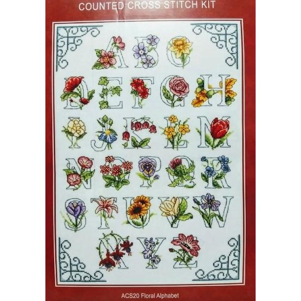 Anchor クロスステッチキット Floral Alphabet 花文字 アルファベットサンプラー アンカー 刺繍キット An 001 クロスステッチキット シフォン 通販 Yahoo ショッピング
