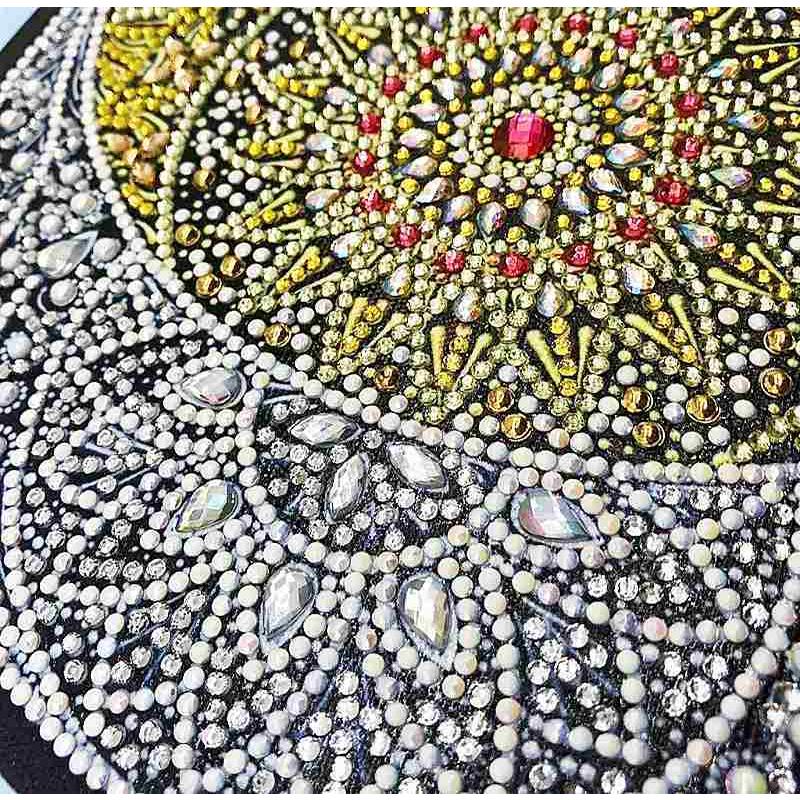 ダイヤモンドアート 特殊ビーズ SUN ＆MOON 太陽と月 ダイヤモンド