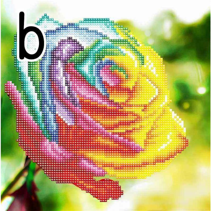 薔薇の少女 ダイヤモンドアート ダイヤモンドアート キット ビーズ 5D