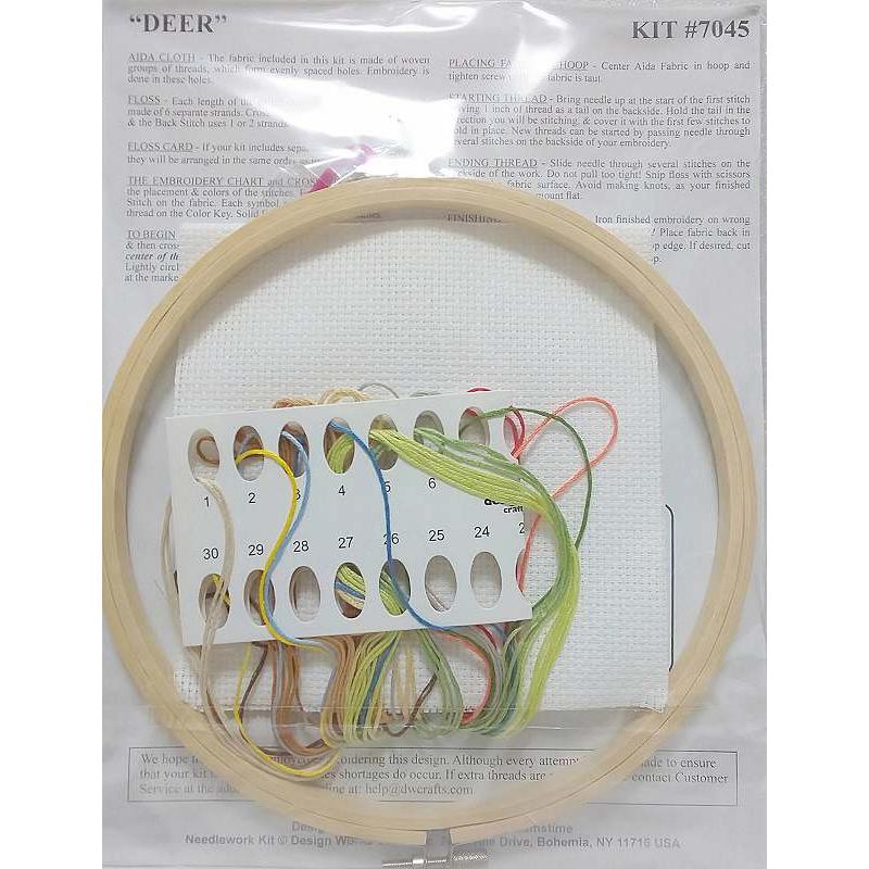 Design Works クロスステッチキット Deer 小鹿 バンビ 花 11 Design Works クロスステッチキット Deer 小鹿 バンビ 花 11