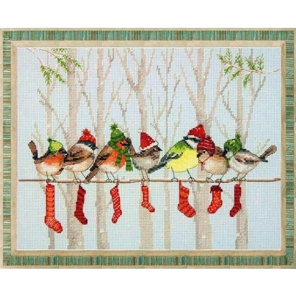 クロスステッチキット クリスマス Dimensions クリスマスの小鳥 クロスステッチキット クリスマス Dimensions クリスマスの小鳥
