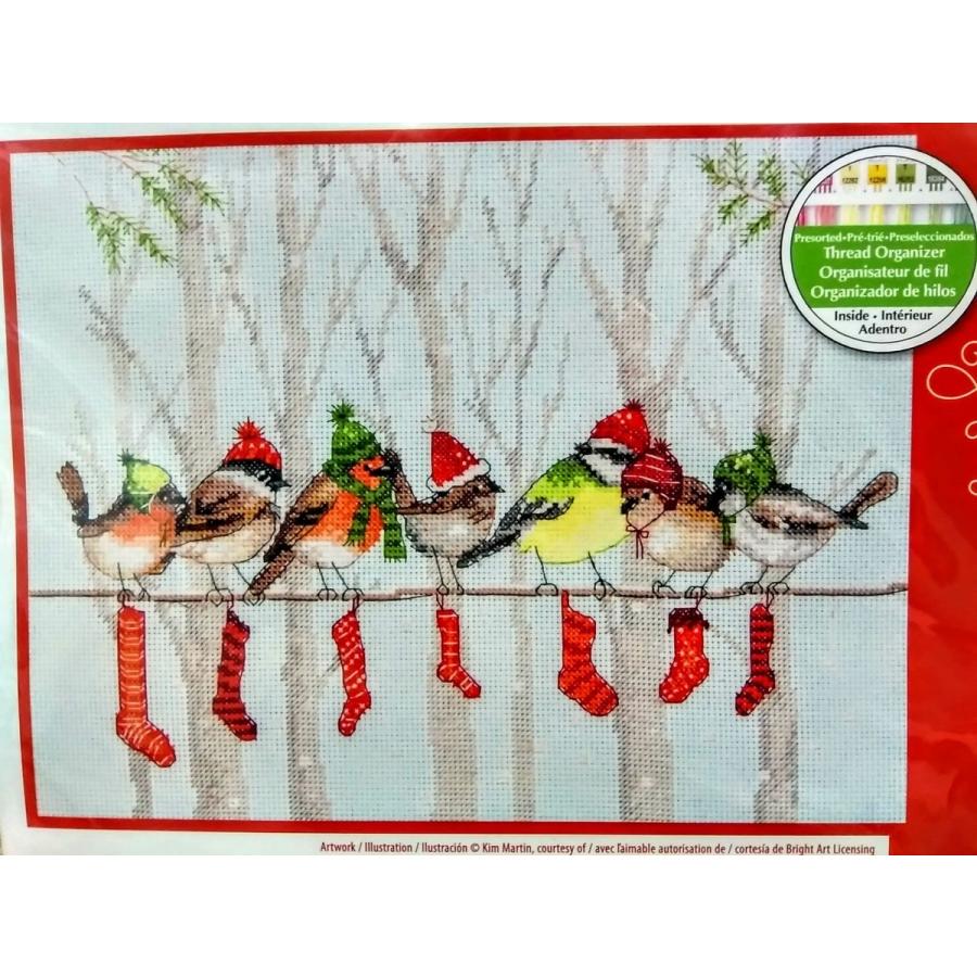 クロスステッチキット クリスマス Dimensions クリスマスの小鳥 クロスステッチキット クリスマス Dimensions クリスマスの小鳥