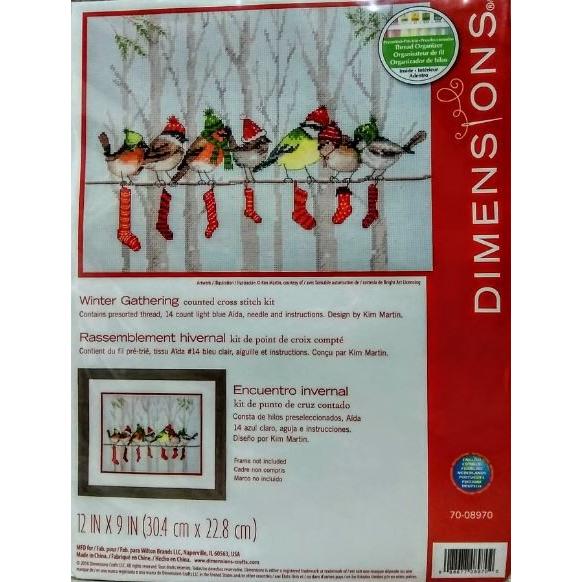 クロスステッチキット クリスマス Dimensions クリスマスの小鳥 クロスステッチキット クリスマス Dimensions クリスマスの小鳥