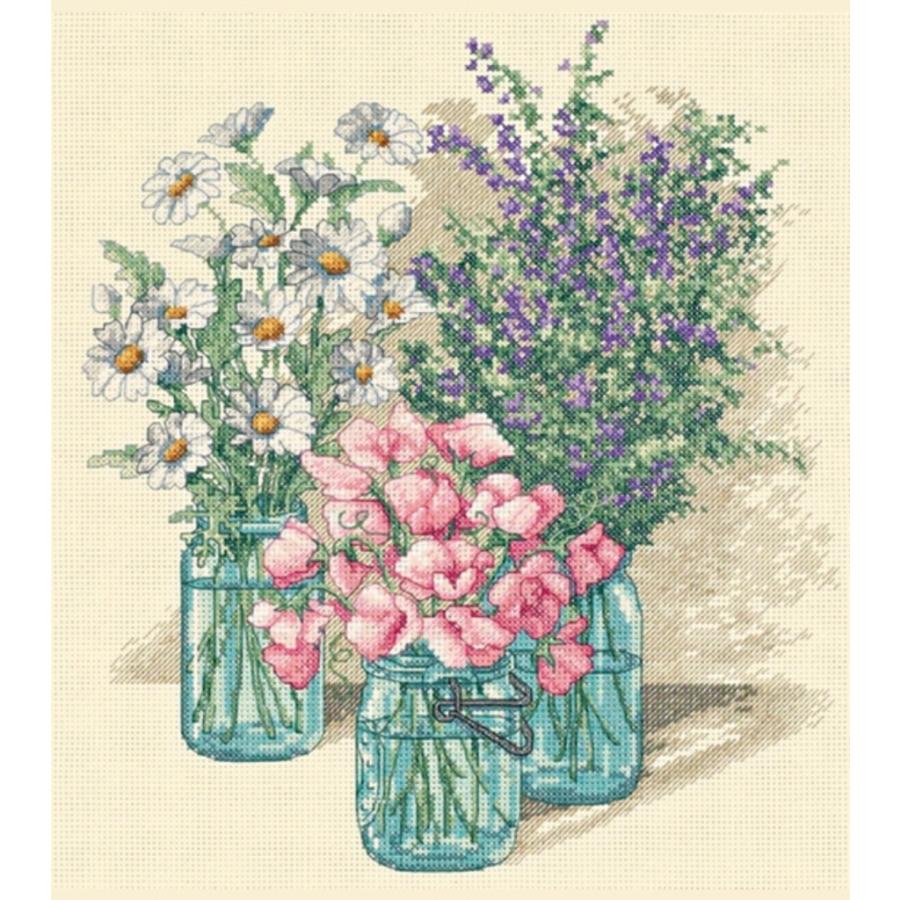 Dimensions クロスステッチキット Wildflower Trio 草花３つ 花瓶 初心者から中級 ディメンションズ 送料無料 Di 1031 クロスステッチキット シフォン 通販 Yahoo ショッピング