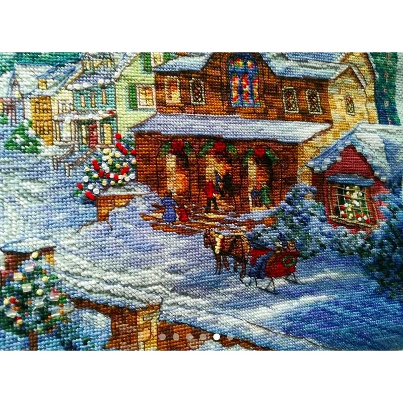クロスステッチキット クリスマス Dimensions 冬 Holiday village
