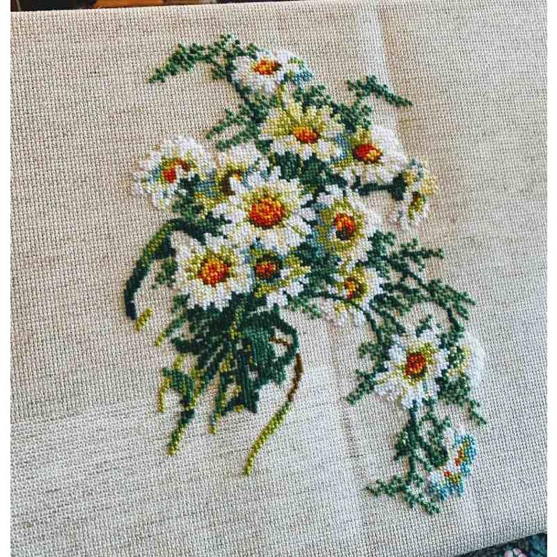 クロスステッチキット 刺繍キット Riolis カモミール ブーケ リオリス