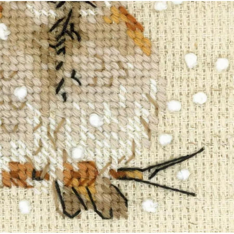 クロスステッチ　キット　鳥 shugei-chiffon_ri-026