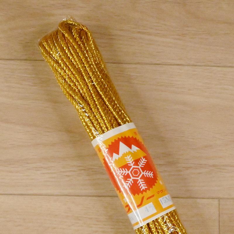 手芸素材・材料 江戸打ちひも HR725 ブラウン 4mm