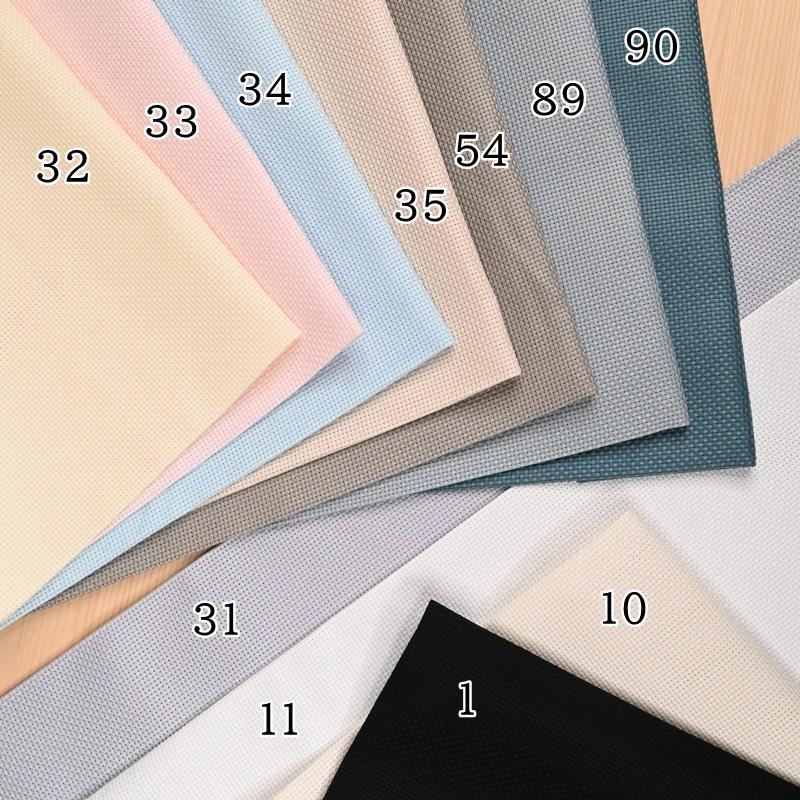 ルシアン（LECIEN） コスモ刺しゅう布 (50cm単位) ジャバクロス55 No