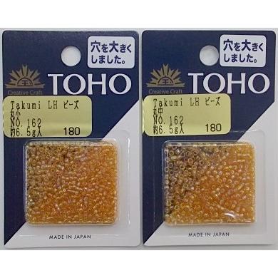 TOHO TOHO Takumi LH ビーズ(約6.5g入) No.162 (スキオーロラ) : 手芸