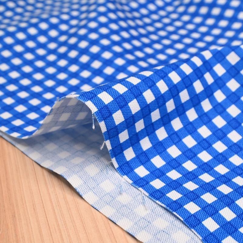 オーダー用生地サンプル オックスプリント オックス プリント 生地 (50cm単位) HSK970 ギンガム チェック