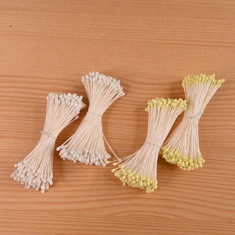 ペップ 花芯 素玉小 (同色2束セット) #151 黄 イエロー #154 白  