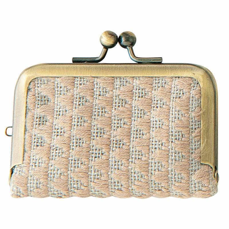 こぎん80 ウロコ コインケース 刺すけどぬわないがま口 オリムパス こぎん刺し 手芸 手芸キット ハンドメイド 手作り てづくり J 1725 手芸のハグルマ 通販 Yahoo ショッピング