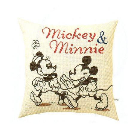 Olympus オリムパス 刺しゅうキット 5883(ベージュ) ミッキーマウス  