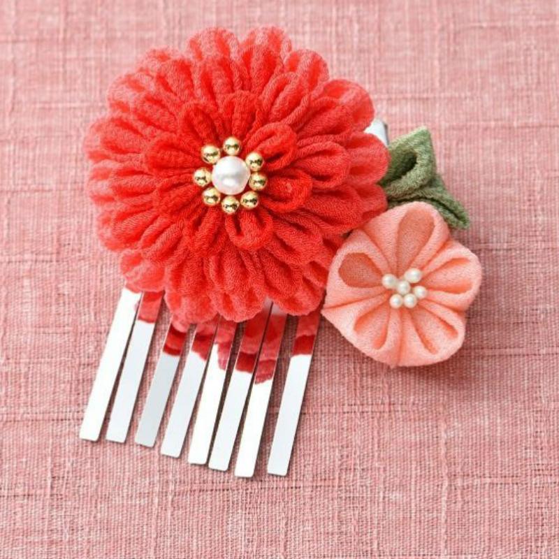 つまみ細工 キット 手作りキット 可憐ブローチ 赤 Lh 460 Panami 京ちりめん つまみ キット 和装 手芸 材料 手芸キット T 54 手芸のハグルマ 通販 Yahoo ショッピング