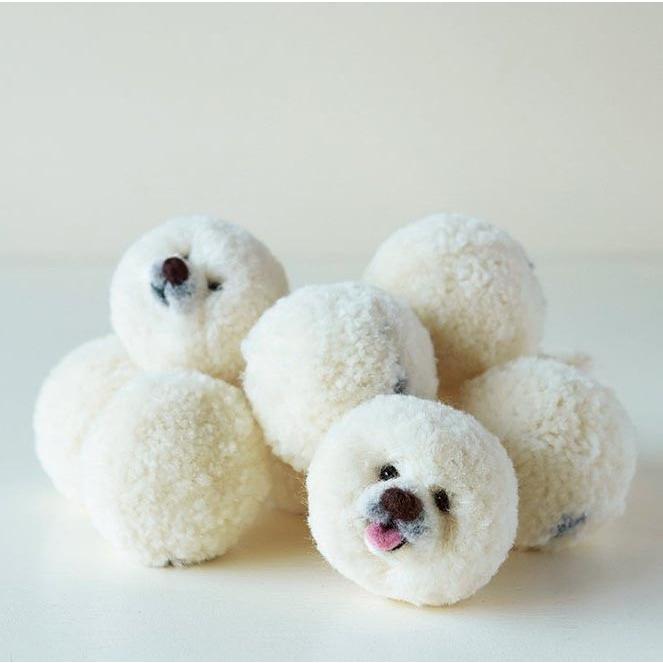 犬ぽんぽんの本＆スーパーポンポンメーカー（4個セット