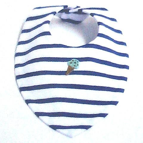 ベビー 手作りキット Pepiボーダースタイ よだれかけ キット ブルー Drm 01 867g 3 手芸屋ポピー 通販 Yahoo ショッピング