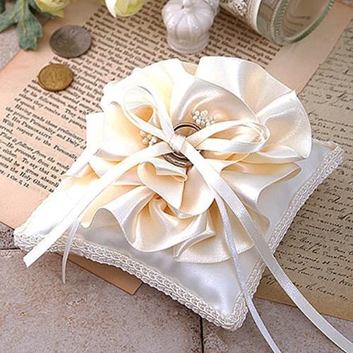 リングピロー 手作りキット Juno ジュノー ホワイトローズのリングピロー Hmn H431 161 手芸屋ポピー 通販 Yahoo ショッピング