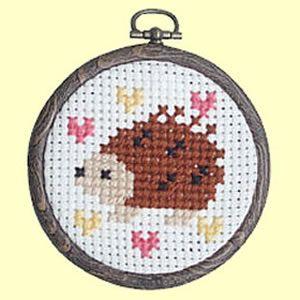 夏休み 冬休み 工作 女の子 工作キット 自由研究 小学生ルシアン コスモ クロスステッチ 初心者向け 刺繍キットまんまるフレーム ハリネズミ Lc7770 手芸屋ポピー 通販 Yahoo ショッピング