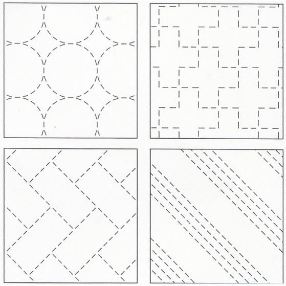 刺し子布(hidamari）コースターが4枚作れるクロス /白｜shugeiya｜02