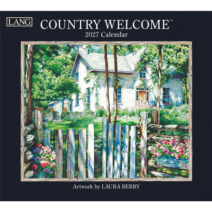 LANG カレンダー 2027年 ラングカレンダーCountry Welcome カントリー
