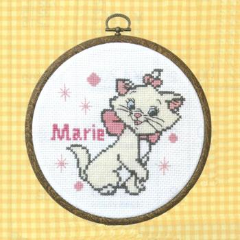オリムパス クロスステッチ 刺繍キット(刺しゅうキット）マリー フープ付（ディズニー） | 
