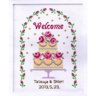 クロスステッチ 刺繍 キット 刺しゅう キット オリムパス ウェディング 結婚式ウェルカムボード スウィートローズ Olp 7430 手芸屋ポピー 通販 Yahoo ショッピング
