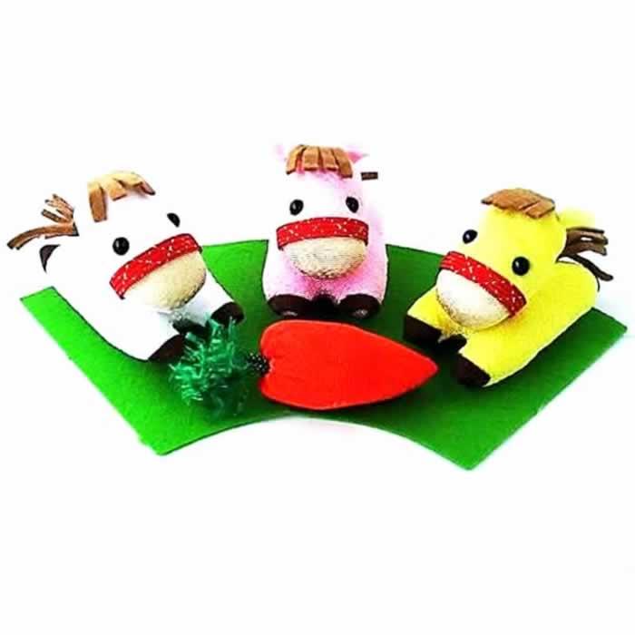 東芸 干支キット（午・うま・馬）ぬいぐるみキット ちりめん 手作り