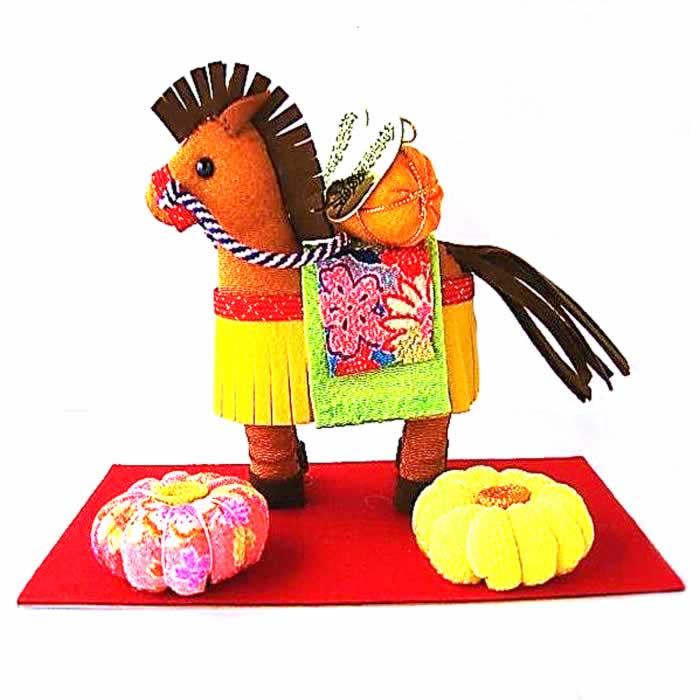 東芸 干支キット（午・うま・馬）ぬいぐるみキット ちりめん 手作り