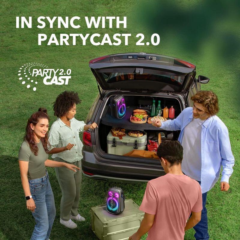 Anker soundcore Rave Neo 2 ポータブルスピーカー 80Wステレオ