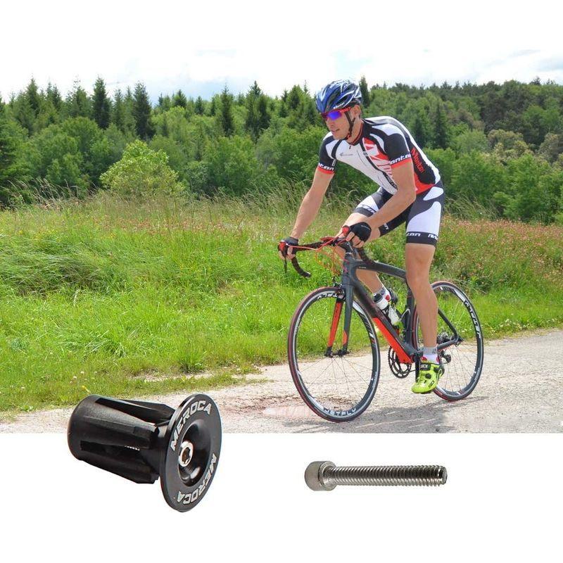 最安値に挑戦 LANODO 自転車 バーエンドキャップ ロードバイク ハンドル エンドキャップ 1ペア 滑り止め 軽量 耐久性 アルミニウム 8色選択可 LANODO 自転車 バーエンドキャップ ロードバイク ハンドル エンドキャップ 1ペア 滑り止め 軽量 耐久性 アルミニウム