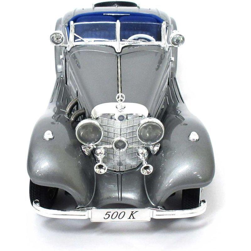 ファースト・アロー Maisto ミニカー 1:18 1936 メルセデス500K シルバー 200-087 アロー Maisto ミニカー メルセデス500K シルバー