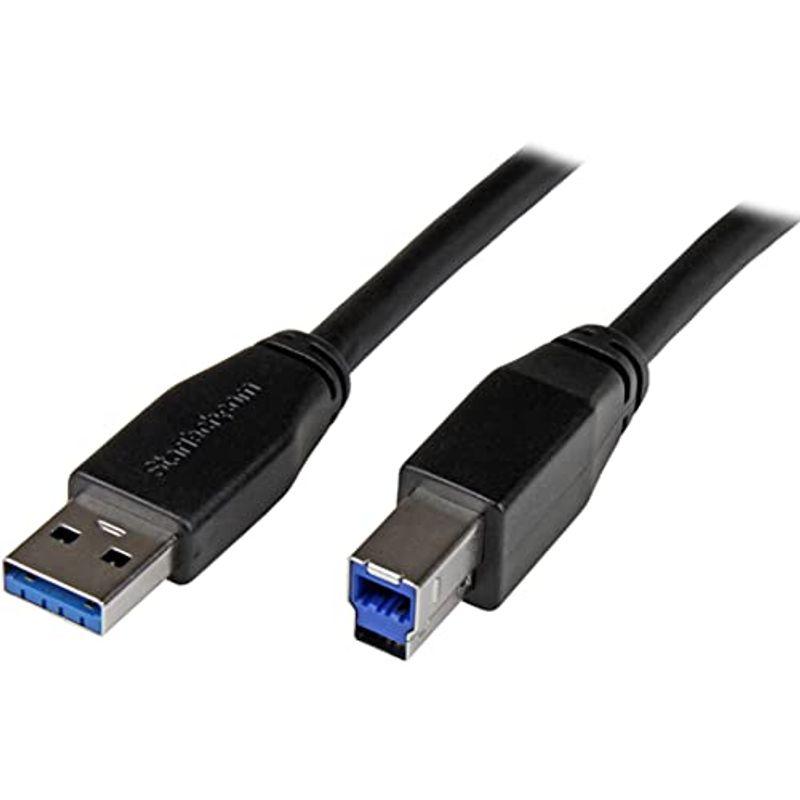 StarTech.com USB 3.0 アクティブリピーターケーブル USB A(オス) - USB B(オス) 10m USB 3.1