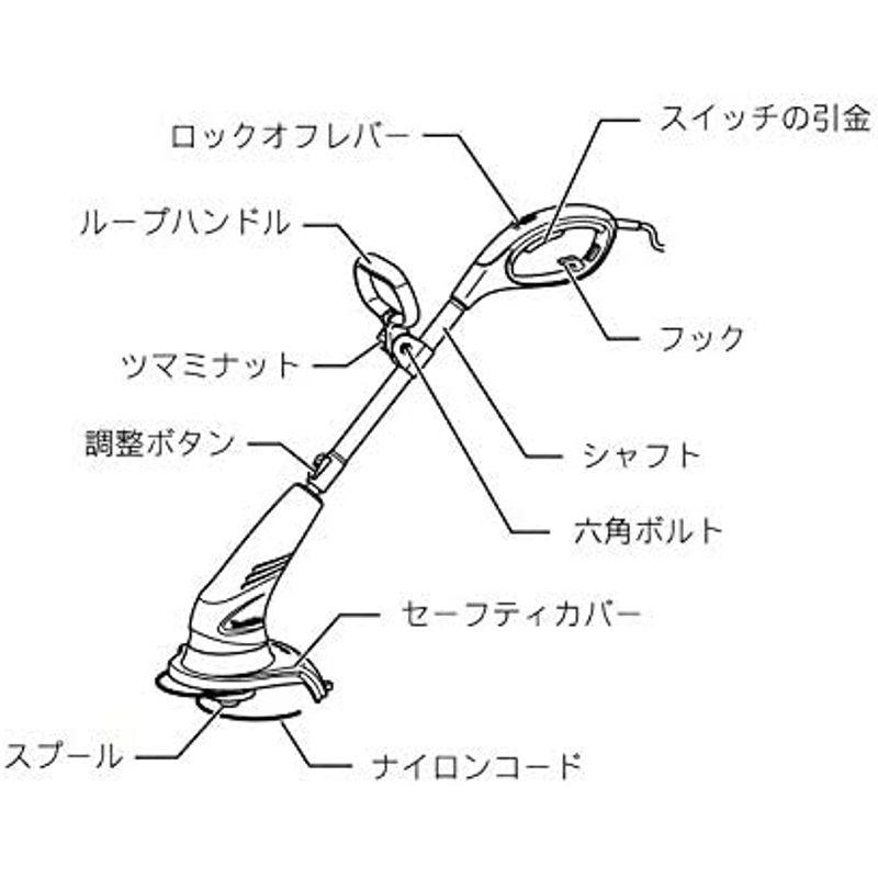 マキタ　電動草刈機　刈込幅250mmナイロンコード用　ループハンドル?　MUR2500