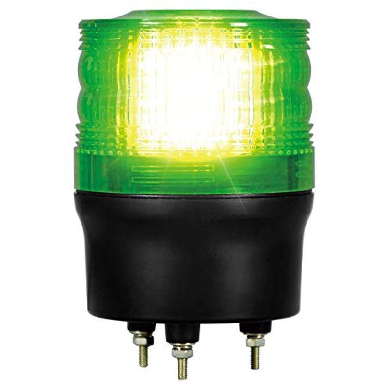 NIKKEI LED回転灯 90φ 24V 緑 0.28kg VK09R-D24KG-